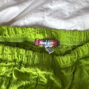 Urban Outfitters neon green lounge pants, size Medium